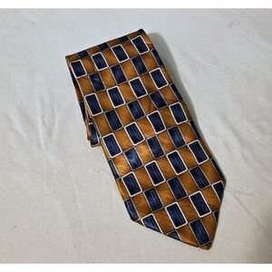 Vintage Mens Tie Jacobs And‎ Roberts Foulard Pattern Silk Hand Sewn U.S.A.